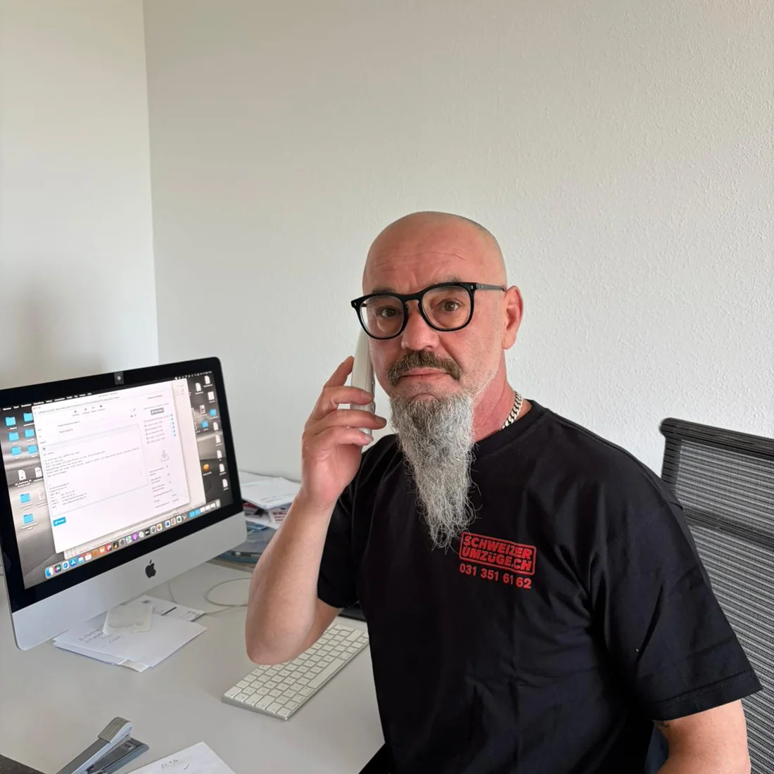 Sedat Krasniqi, Geschäftsführer von Schweizer Umzüge.